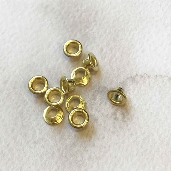 10 oeillets - 8mm - or