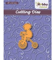 Cutting Dies - Little boy on tricycle