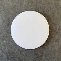Badge à customiser - 10,5 cm - Blanc