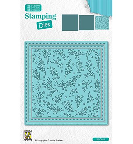 Stamping Die - Branches with Berries