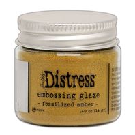 Distress Embossing Glaze - Fossilized amber