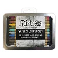 Distress Watercolor Pencils x12 - Set 1