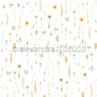 Papier - Artist flowers - Meadow flowers yellow rapport