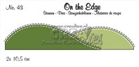 Crealies on the Edge - (Set 6) Snow & Hill edge with stich (2x Medium)