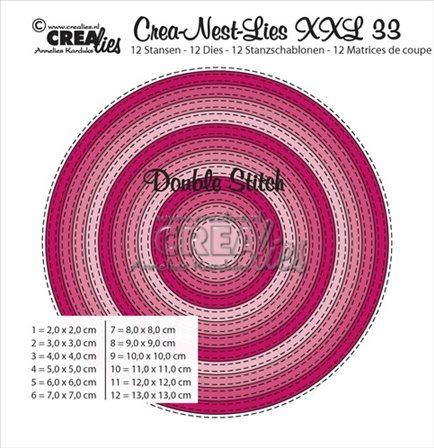 Crea-Nest-Lies-XXL - Cercle Stitched in/out 33
