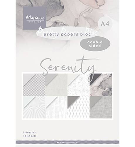 Pretty papers bloc - A4 - Serenity