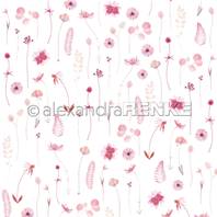 Papier - Artist flowers - Meadow flowers rose rapport