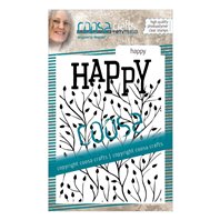 Clear stamp - Happy