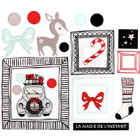 Les Jolies Décos acryliques - Cosy Christmas - Magie de l'instant