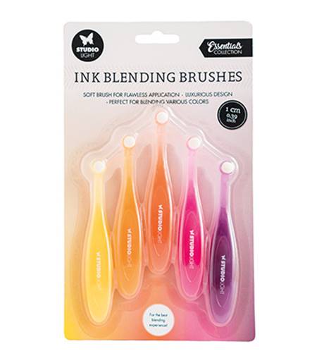 Studio Light Essentials 20mm Ink Blending Brushes, 10/pkg SLBBRU06 
