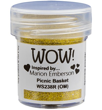 Wow! Embossing Powder Glitter - Picnic basket