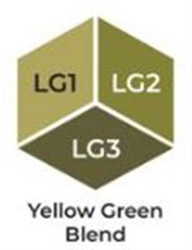Marqueurs à alcool Brush - Tri Blend - Yellow Green - vert