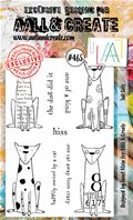Clear stamp - A6 - #465 - Tall Cats