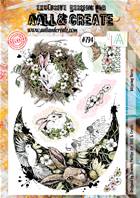 Tampon - A4 - #794 - Blossomy Hares