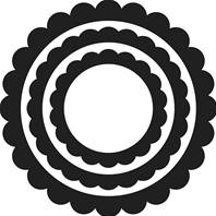 Die - 3 cercles dentelle