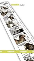 Cling Stamp - 8 labels - Small animals postcard