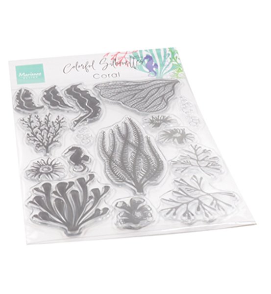Clear stamp - Coral