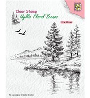 Clear stamp - Winter waters edge