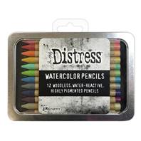 Distress Watercolor Pencils x12 - Set 2