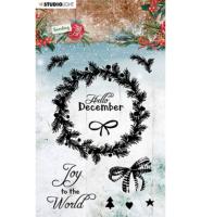 Tampon - Sending Joy - Christmas wreath