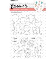 Dies et tampons - Essentials - Animals and balloons