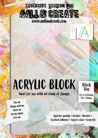Bloc acrylique - Big Size - A4
