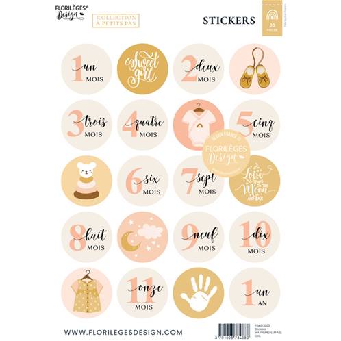 Stickers - A Petits Pas - Ma première année - Girl