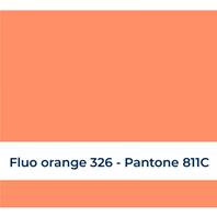 Flex pour transfert textile Orange Fluo
