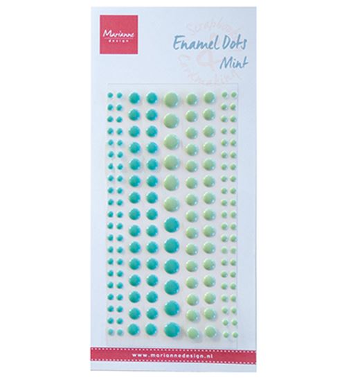 Enamel Dots - Two mint