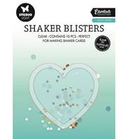Shaker Blisters - Heart shape - 6,5 cm