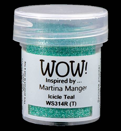 Wow! Embossing Powder Glitter - Icicle Teal