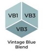 Marqueurs à alcool Brush - Tri Blend - Vintage Blue - bleu vintage