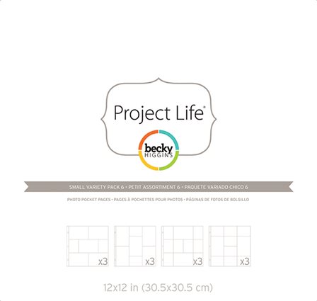 12 pochettes 30 x 30 - Project Life