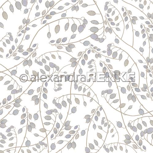 Papier - silverleaf pattern