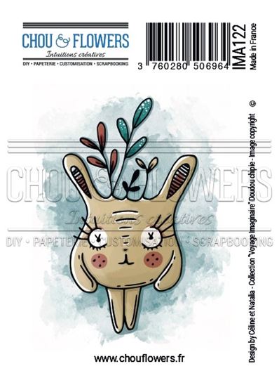 Tampon cling - Voyage imaginaire - Doudou chipie