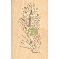 Tampon bois - Enchantement - Branche de pin légère