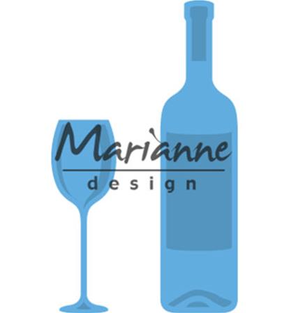 Creatables - Wine bottle & Glass