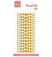 Enamel Dots - Glitter gold
