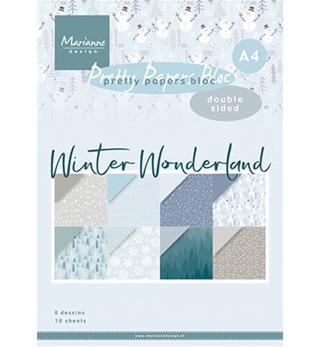 Pretty Paper Block -A4 - Winter Wonderland