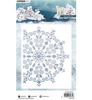 Pochoir - Arctic Winter - Icy Mandala