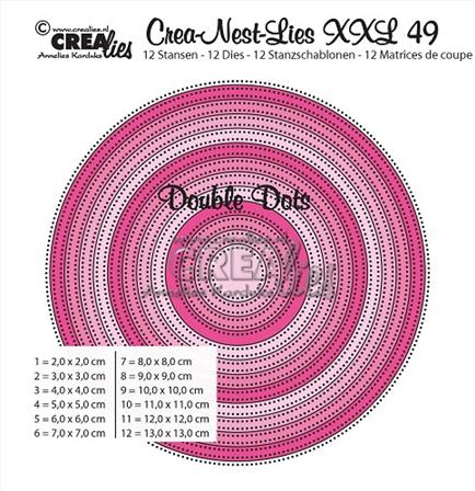 Crea-Nest-Lies-XXL - Double dots Circles 49