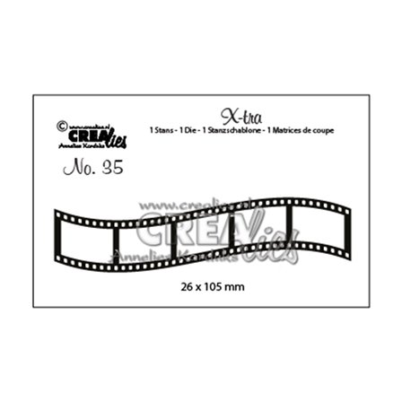Crealies X-tra - Curved Filmstrip small 10,5 cm