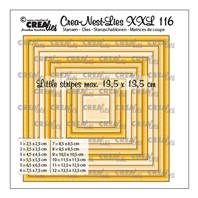 Crea-Nest-Lies XXL 116 - Squares with little stripes