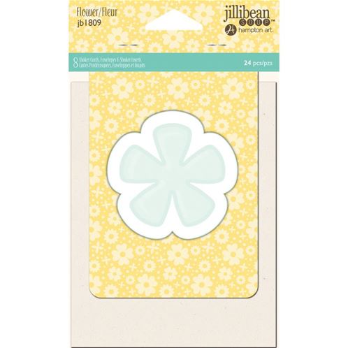 Carte shaker box - Fleur