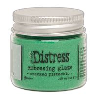 Distress Embossing Glaze - Cracked pistachio