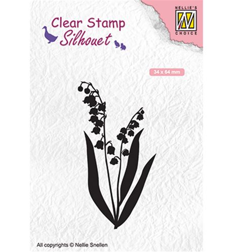 Clear stamp - Silhouet - Lily of the valley - muguet