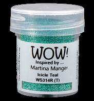 Wow! Embossing Powder Glitter - Icicle Teal