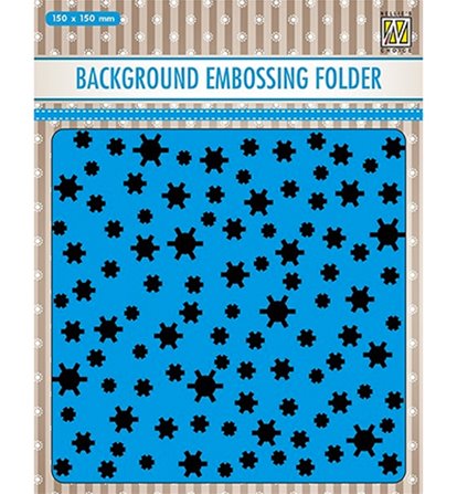 Embossing Folder - Background - Snowflakes