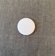 Badge à customiser - 4,5 cm - Blanc