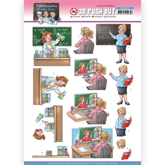 Papier 3D - Bubbly Girls - Ecole